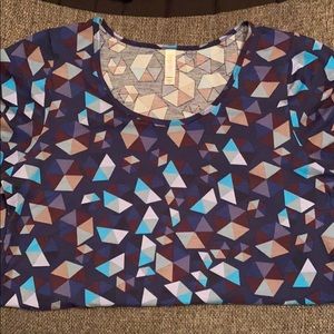 LuLaRoe Short-Sleeve | NWOT | XL | blue, purple